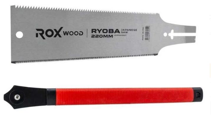 Rox Wood Ryoba Çift Taraflı Ahşap Testere 220 mm 153ROX0326