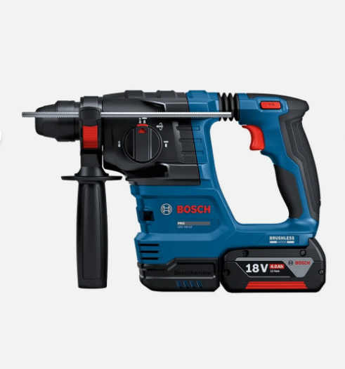 Bosch Set 3Lü Gsr18V-45+Gws18V-8+Gbh18V-22+3X4Ah Akü 