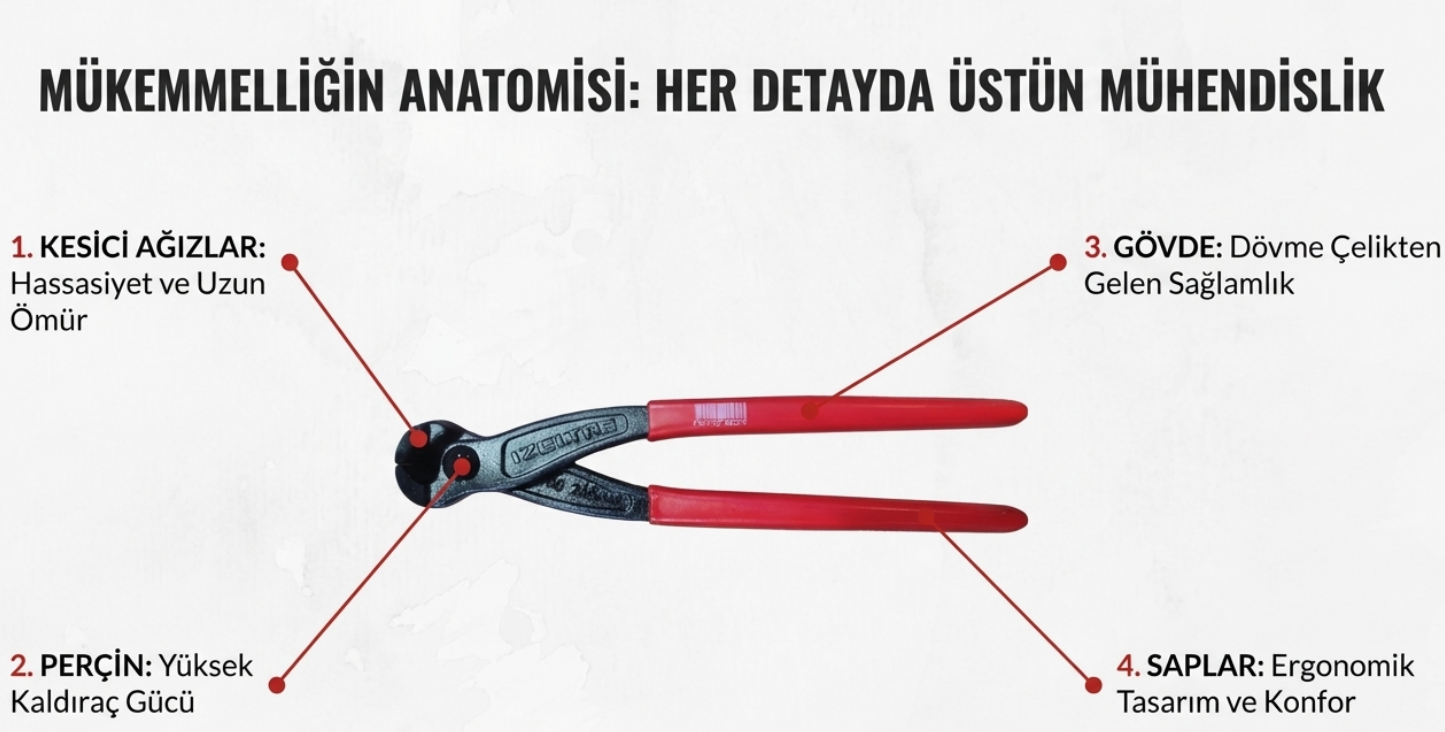İzeltaş Ağır Betoncu Kerpeteni 280 MM 3835150280