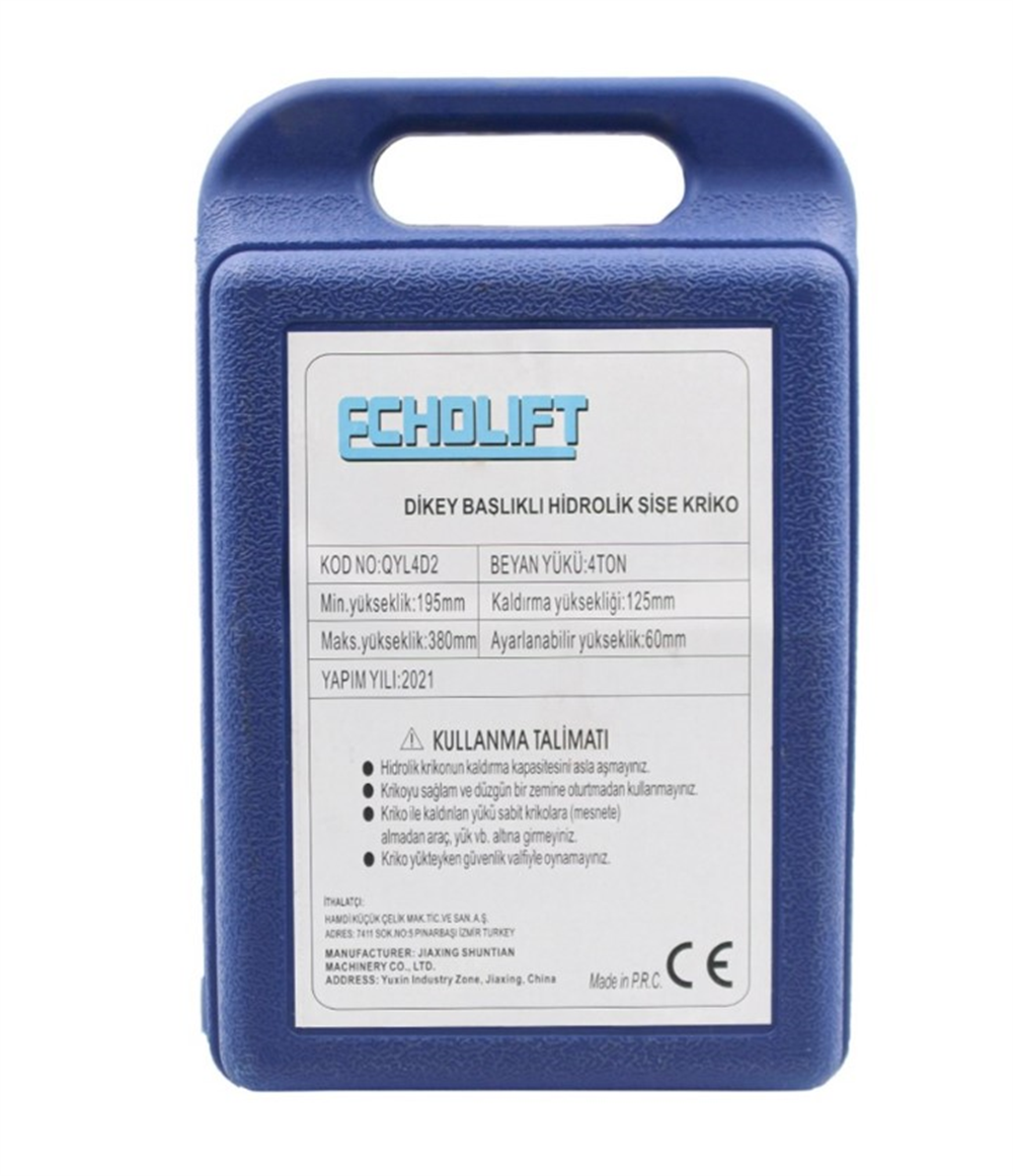 Echolıft Şişe Kriko 2 Ton