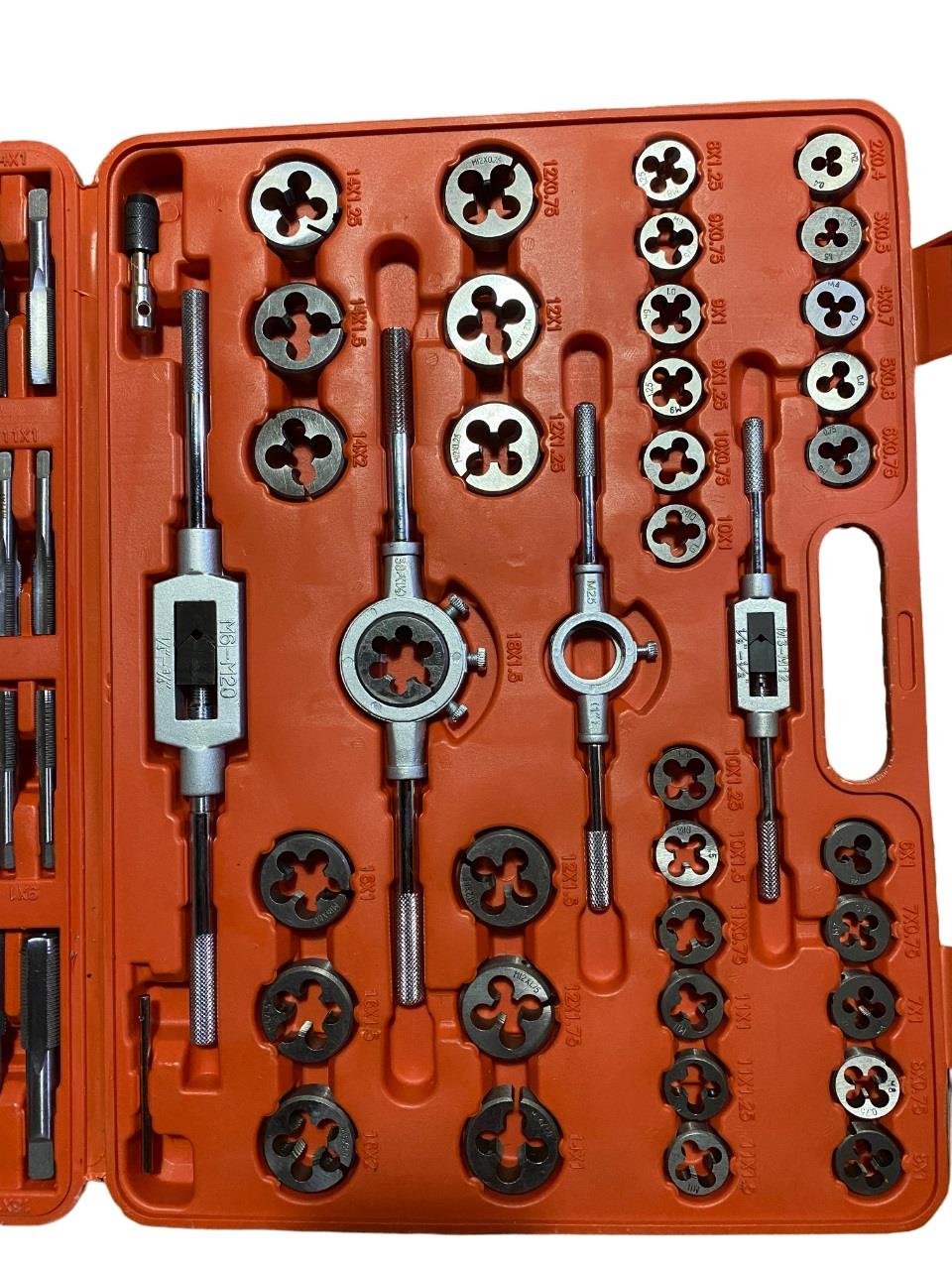 RICO 110 Parça Profesyonel Çantalı 1. Kalite Kılavuz Pafta Seti