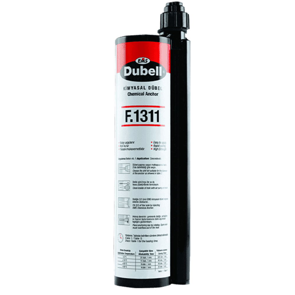 EMS Dübell F.1311 Kimyasal Dübel 345 MlYapı Kimyasalları