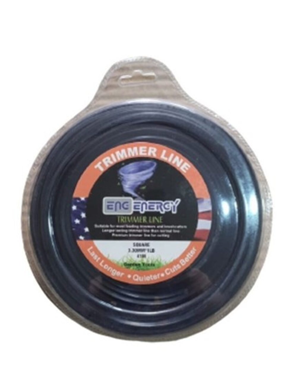Energy Misina 3,3mm X 41 Mt Siyah Dört Köşe