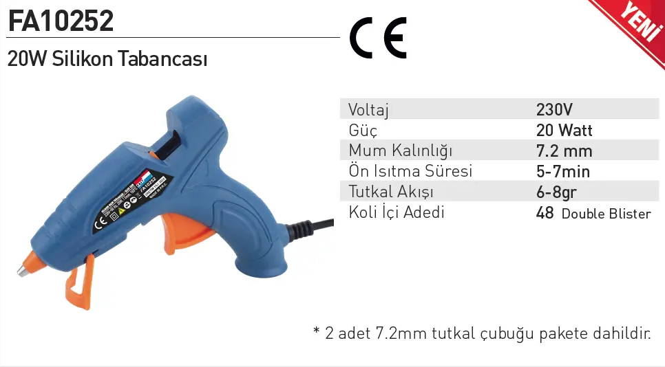 Fastbond Mum Silikon Tabancası 20w Fa10252