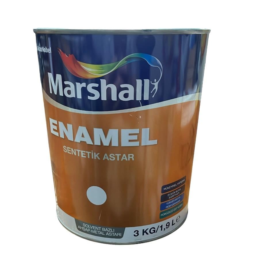 Marshall Enamel Sentetik Astar Beyaz 1.9 LTAhşap & Metal Boyaları