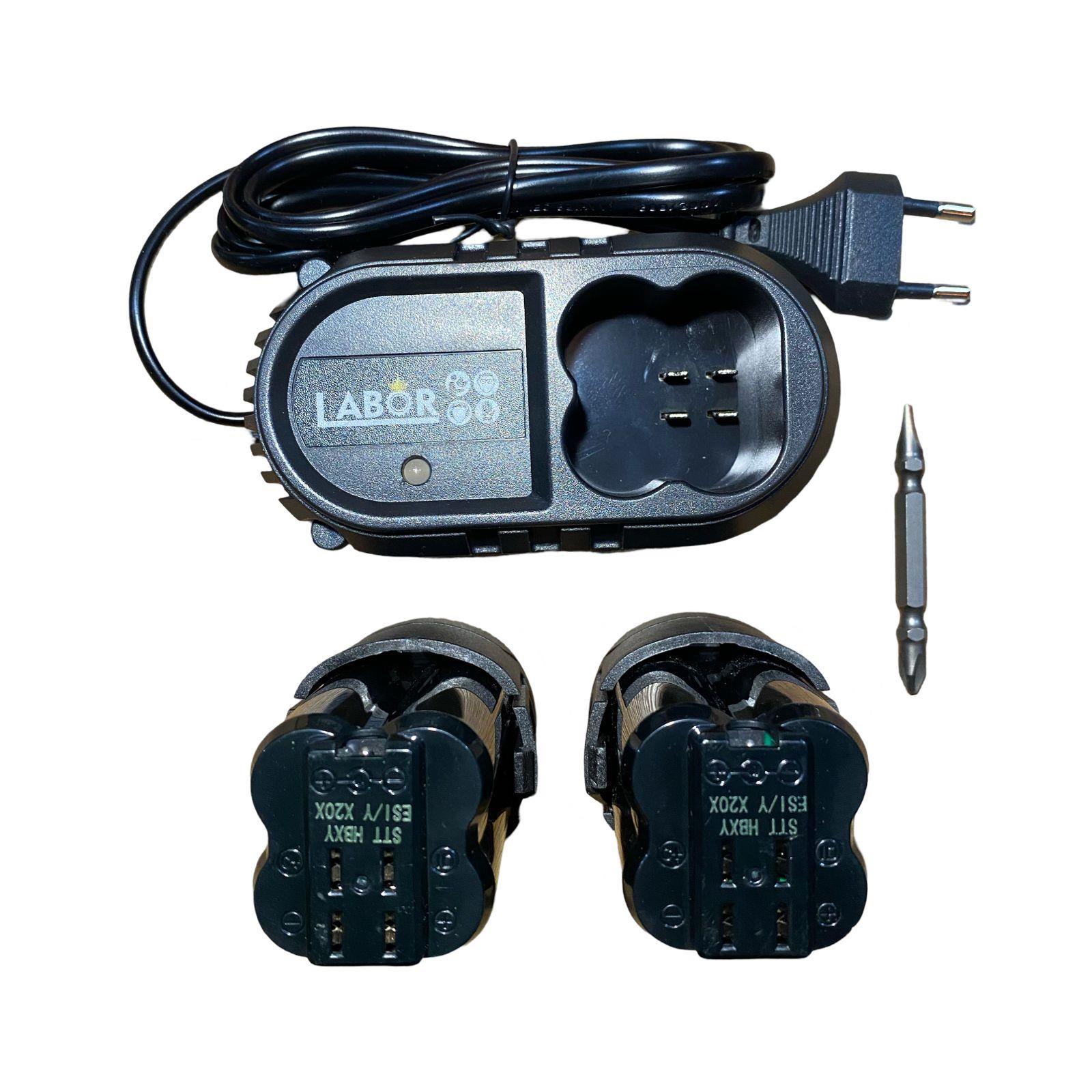 Labor MUR-9025 16V 2x 2.0 Ah Li-Ion Akülü Darbeli Matkap 