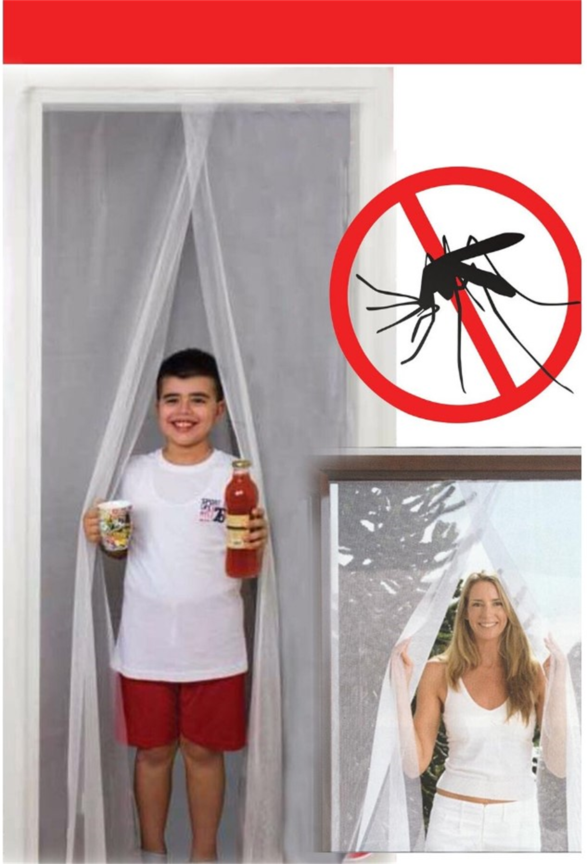 Fay-Tek Mıknatıslı Kapı Sinekliği 105 Cm X 205 Cm