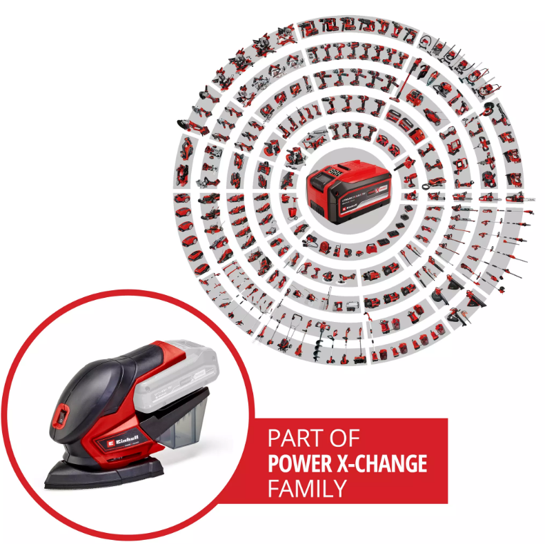 Einhell Te-Os 18/150 Li Solo Titreşim Zımpara 4460708