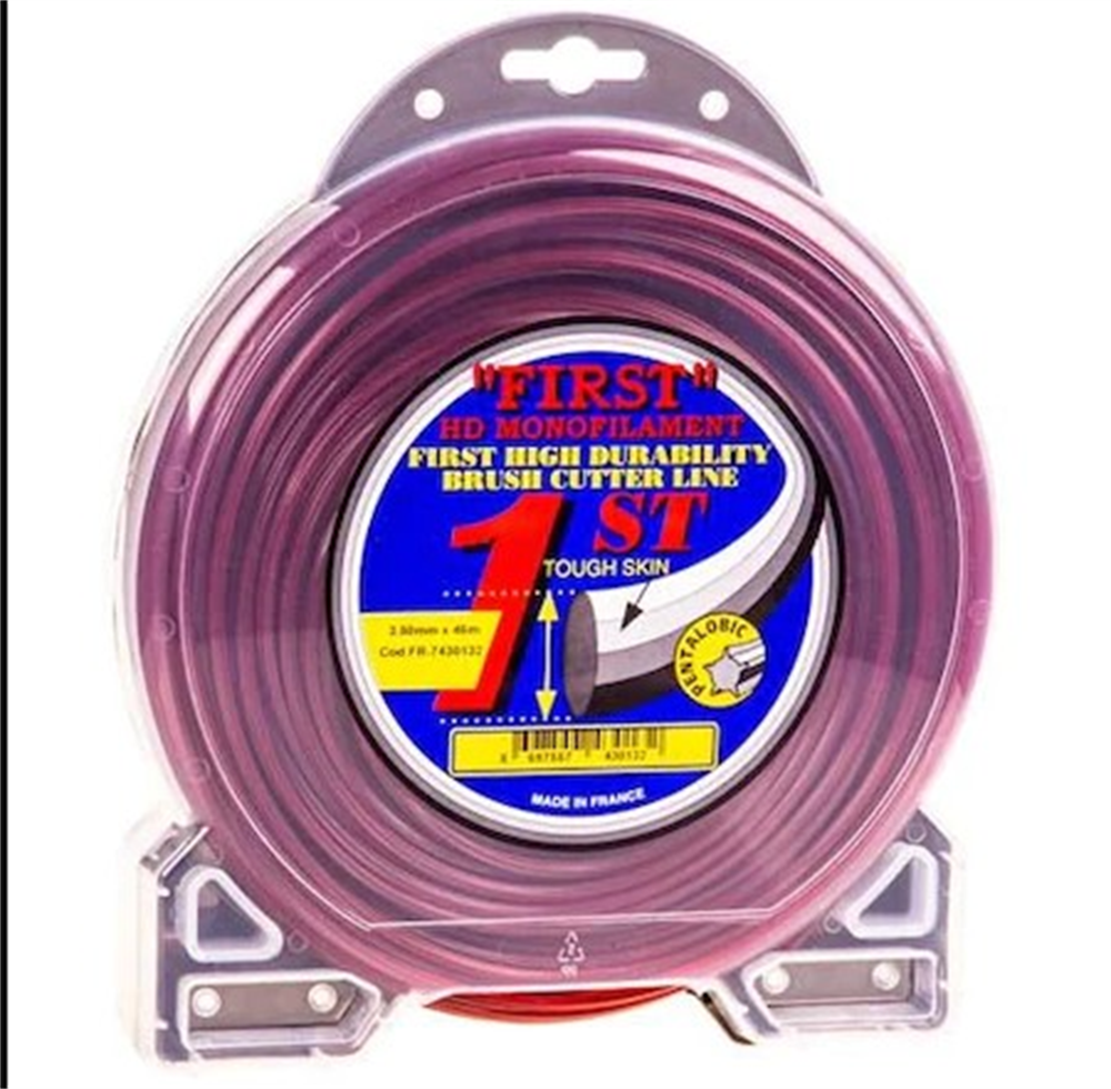 Fırst Çim Misina Bordo 3,5 Mm Beş KöşeMisinalar