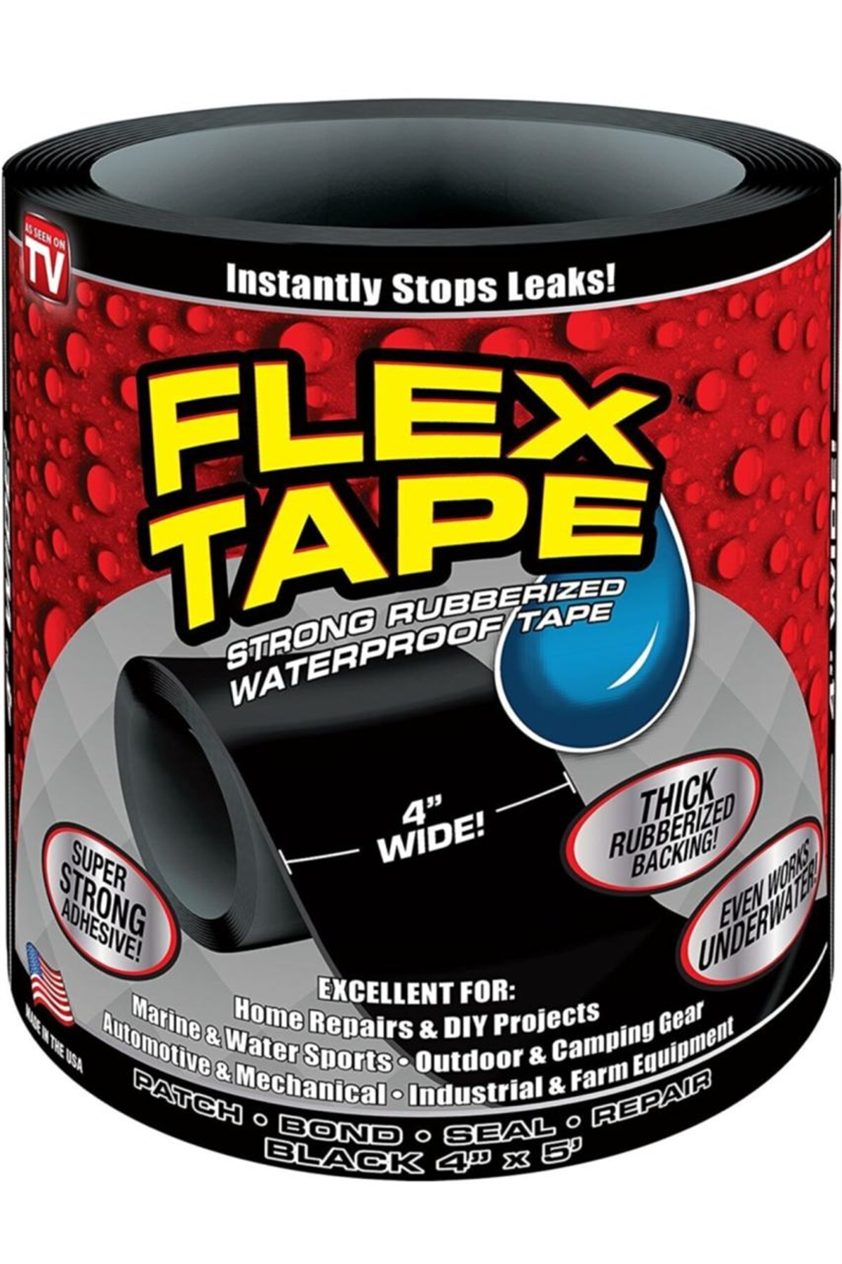 Flex Tape Suya Dayanıklı Extra Güçlü Tamir Bandı