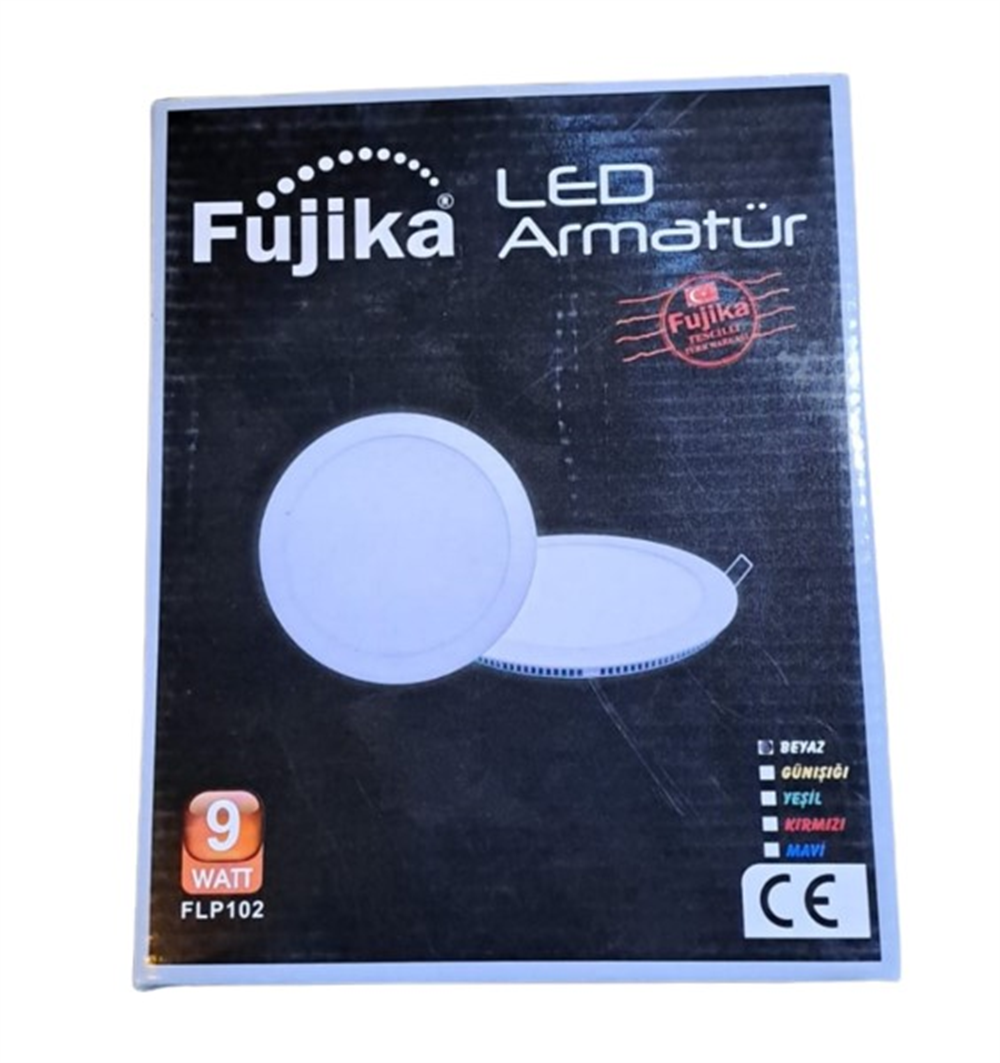 Fujika Led Armatür 9W Beyaz Sıva Altı Flp 102Led Panel Armatürler
