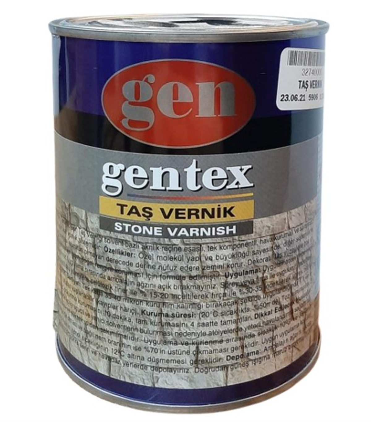 Gen Taş Vernik 0,75 LtVernik Grubu