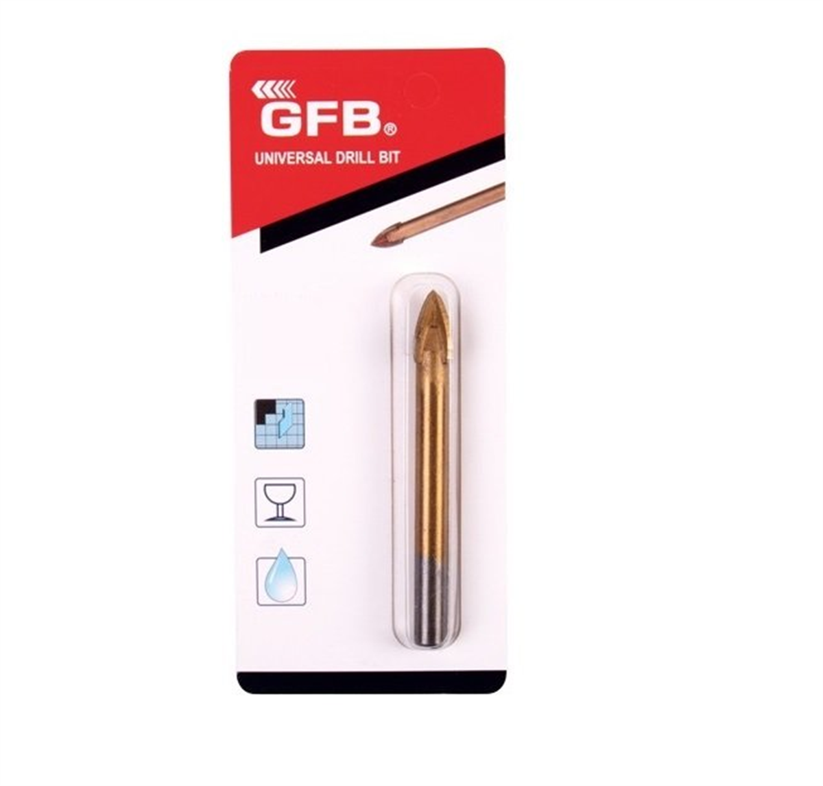 Gfb Cam - Seramik Delme Universal Matkap Ucu 7 mm
