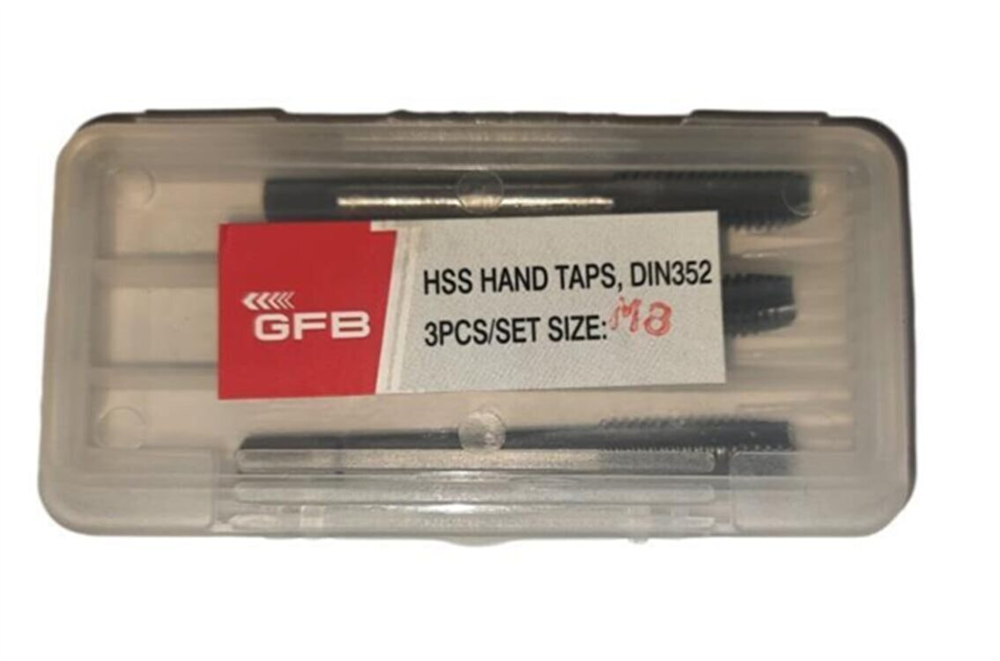 GFB Hss 3 Parça M8 Takım Kılavuz M8x1.25 Mm 