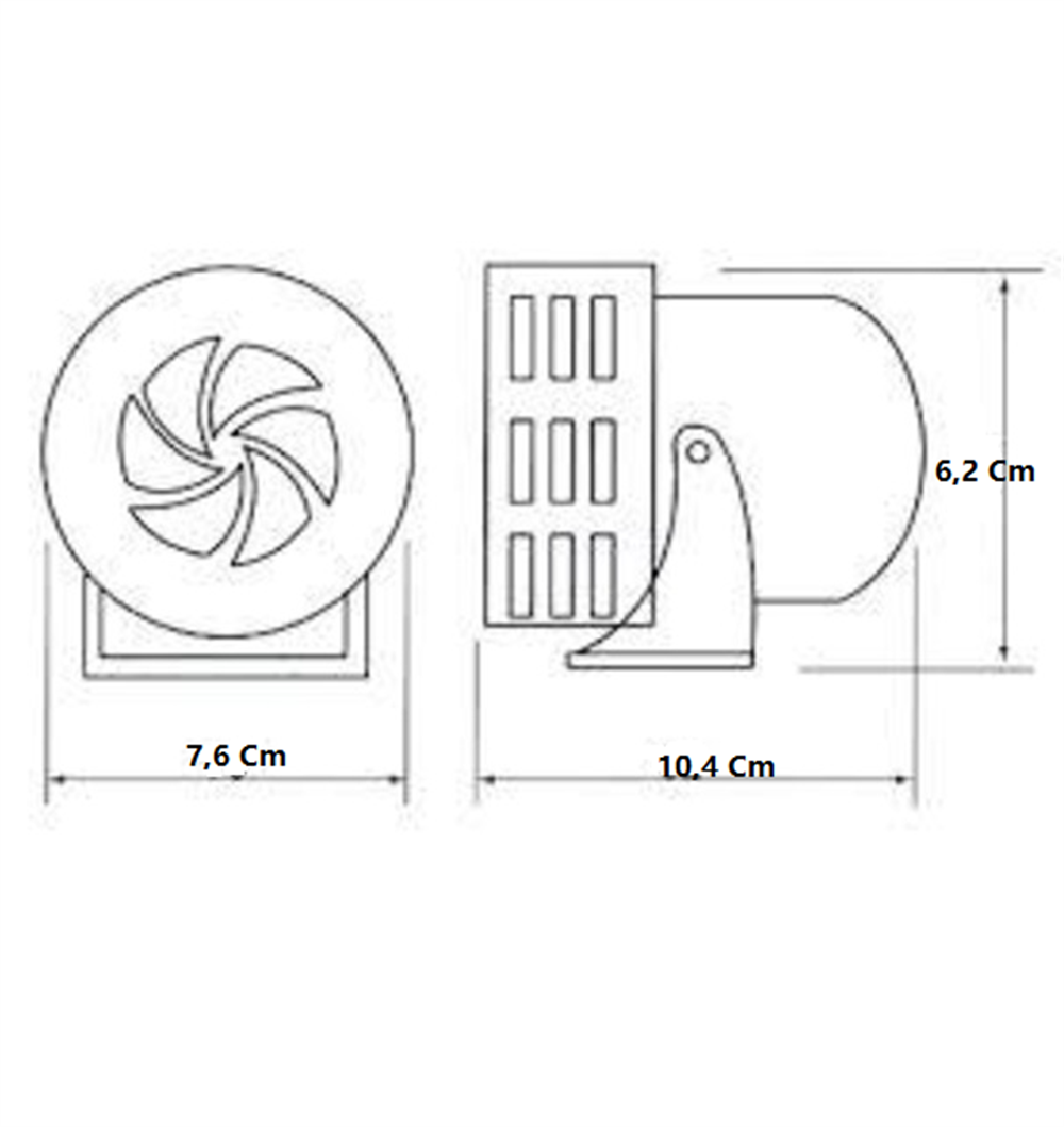 Glorıous Motorlu Siren Ms-190 220 Volt
