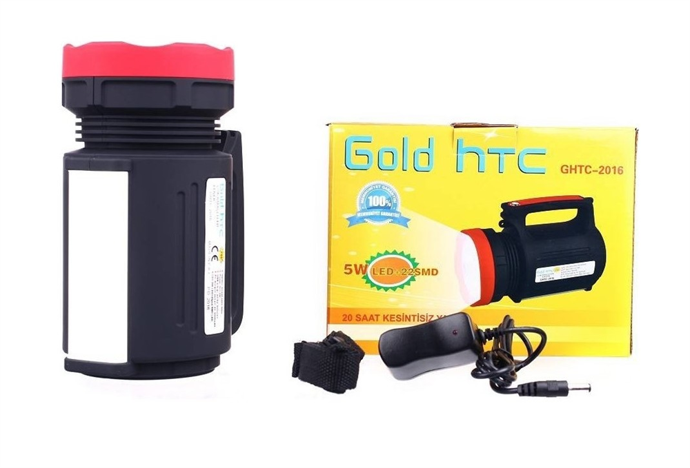 Gold Htc Şarjlı El Feneri GHTC-2016