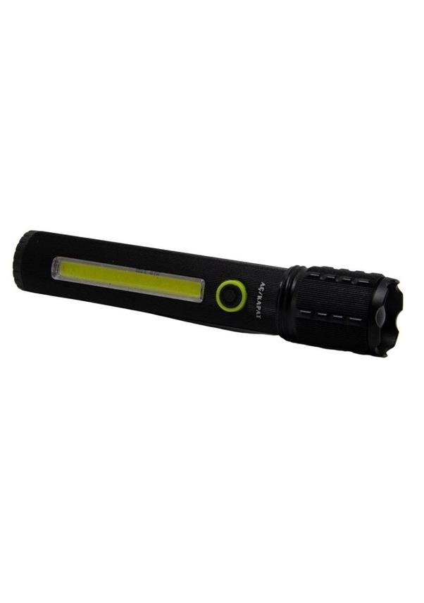 Gold Silver Usb Şarjlı El Feneri Gs-400