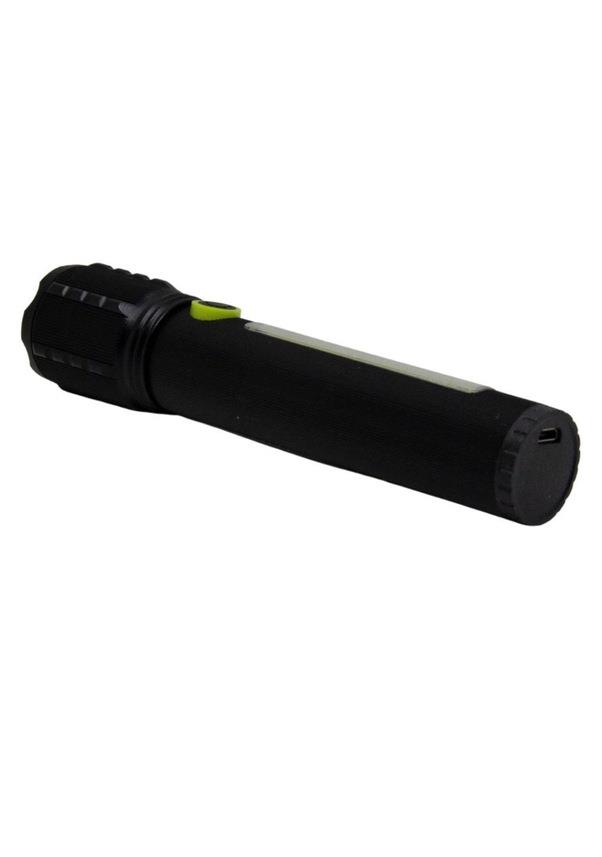 Gold Silver Usb Şarjlı El Feneri Gs-400