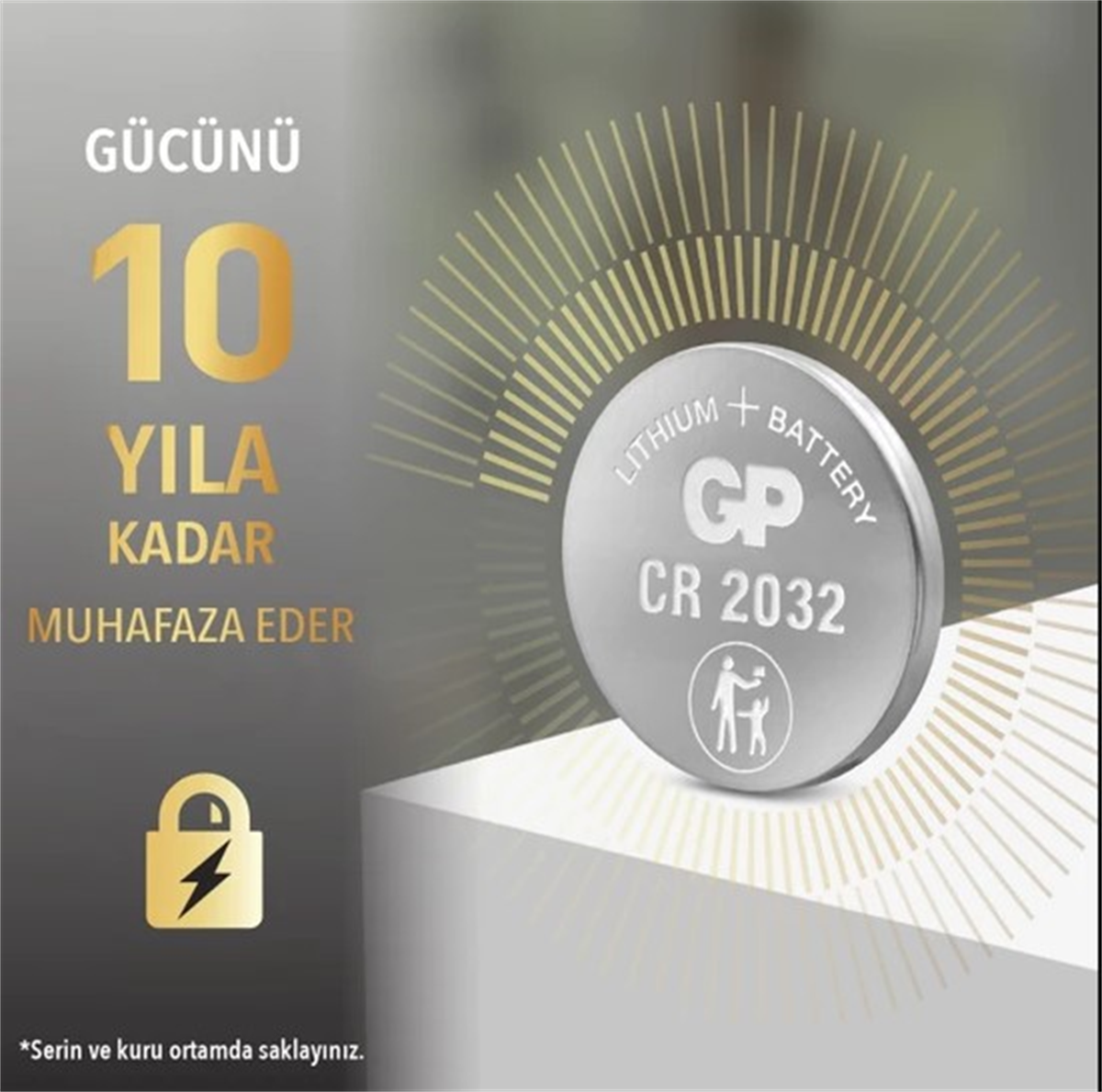 GP Pil 2032 1 Adet