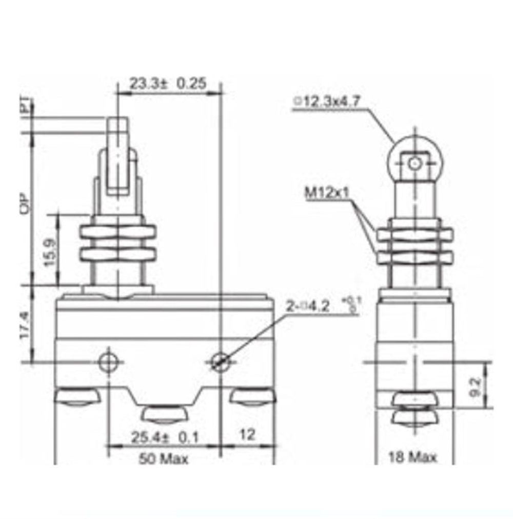 Gwest Mıcro Swıtch Makaralı AZ-15GQ21-B