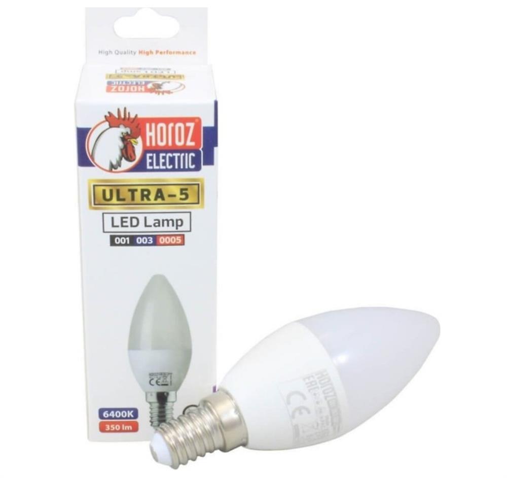 Horoz Günışığı Led Ampul 5W E14 Ultra-5 4200K