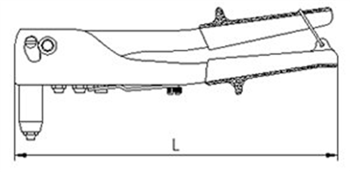 İZELTAŞ 6195 Perçin Tabancası 260mm
