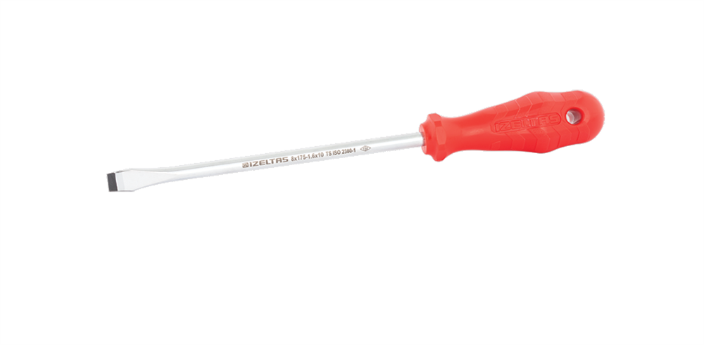 İzeltaş Opak Düz Uçlu Tornavida Opak 6x125 Mm