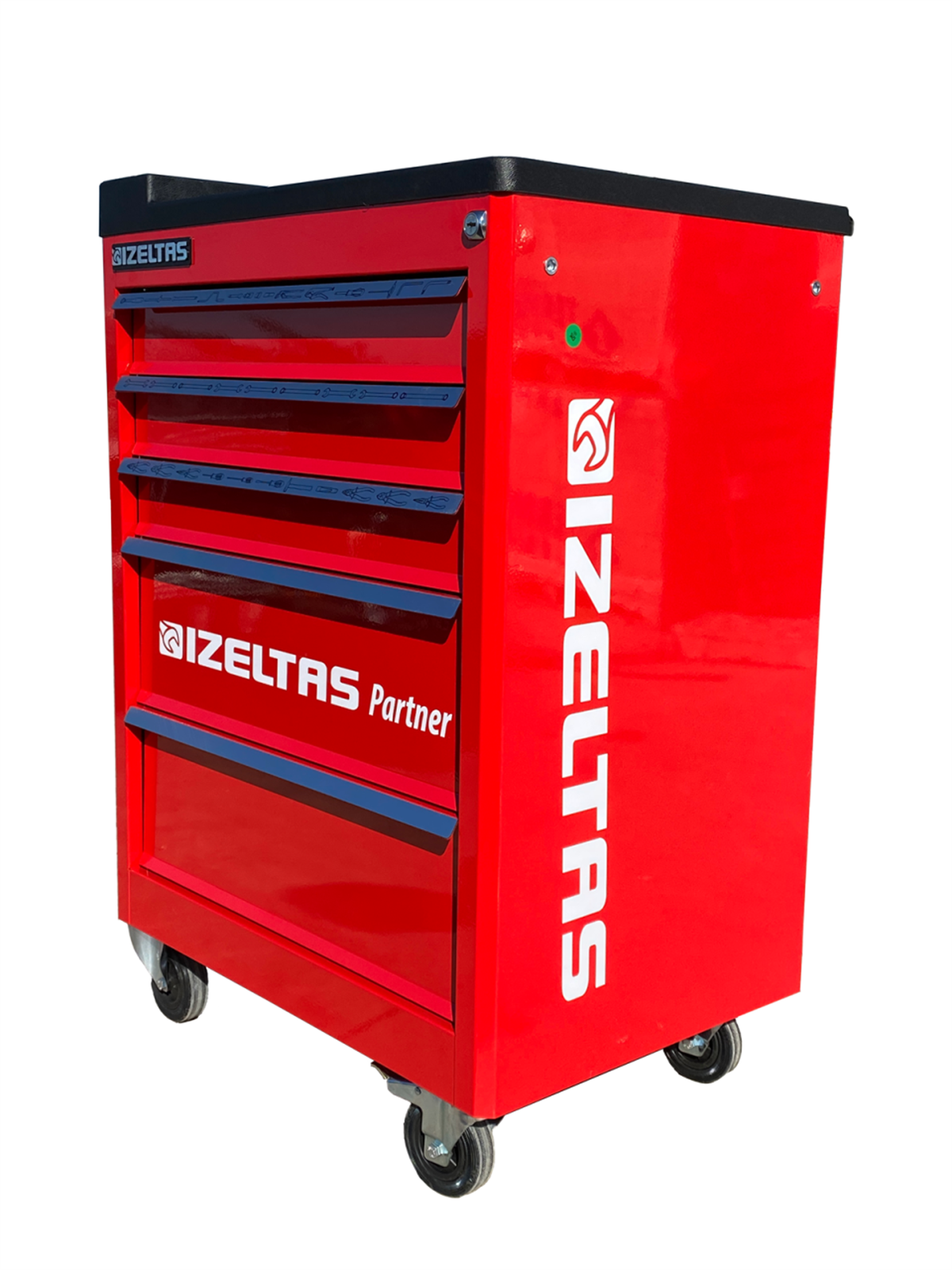 İzeltaş Partner Serisi 5 Çekmeceli Takım Arabası 118 Parça Dolu - 8235