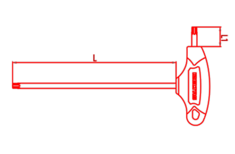 İzeltaş T Tipi Torx Allen Anahtar T30