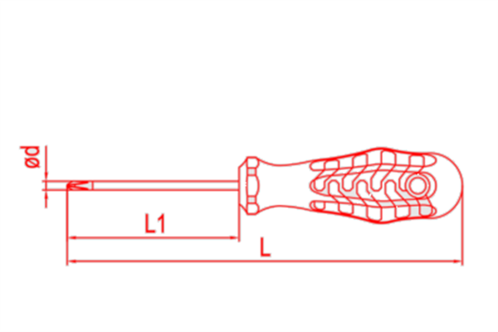 İzeltaş Yıldız Uçlu Uzun Kraft Tornavida 6x300 Mm