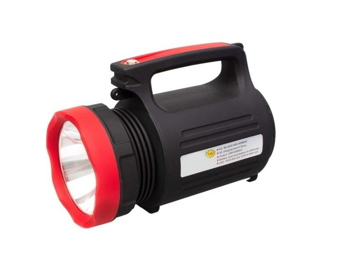 Kırgıl 5W Ledli Florasanlı USB Şarjlı Profesyonel El Feneri G-1902