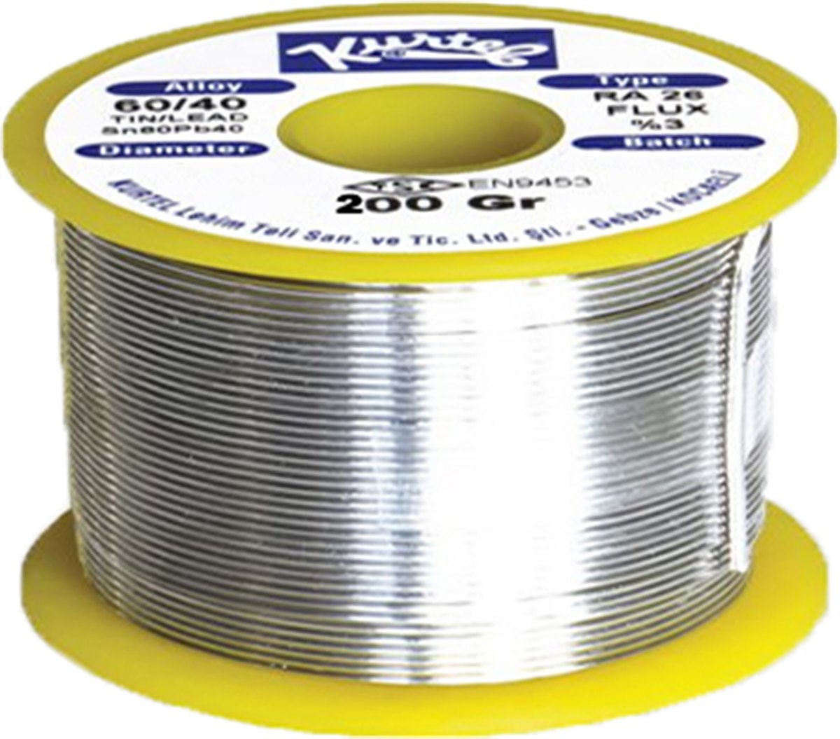 KURTEL 200gr Makara Lehim Teli 0,75mm 60/40
