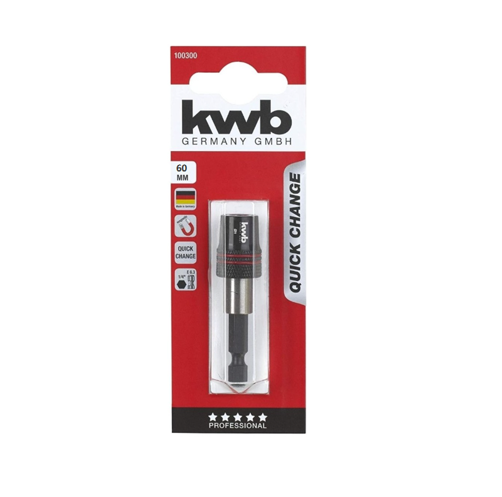Kwb 1/4'' Bits Adaptör 60 Mm 100300HSS Uçlar