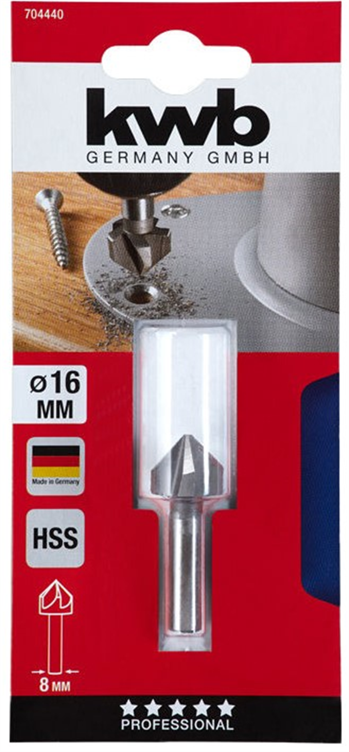 Kwb Metal Havşa Açma Ucu 16 Mm 704440