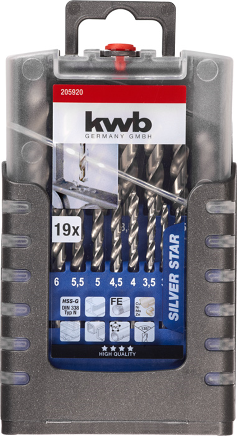 Kwb Metal Matkap Uç Seti 19 Parça 205920