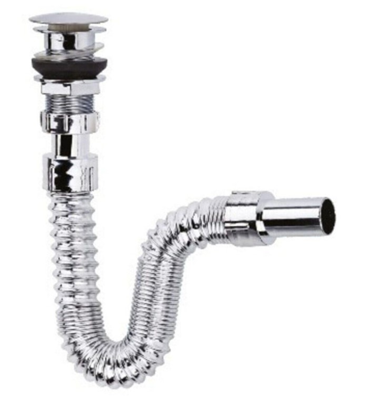 Lavabo Sifonu Stoplu Krom YnsBanyo Gereçleri