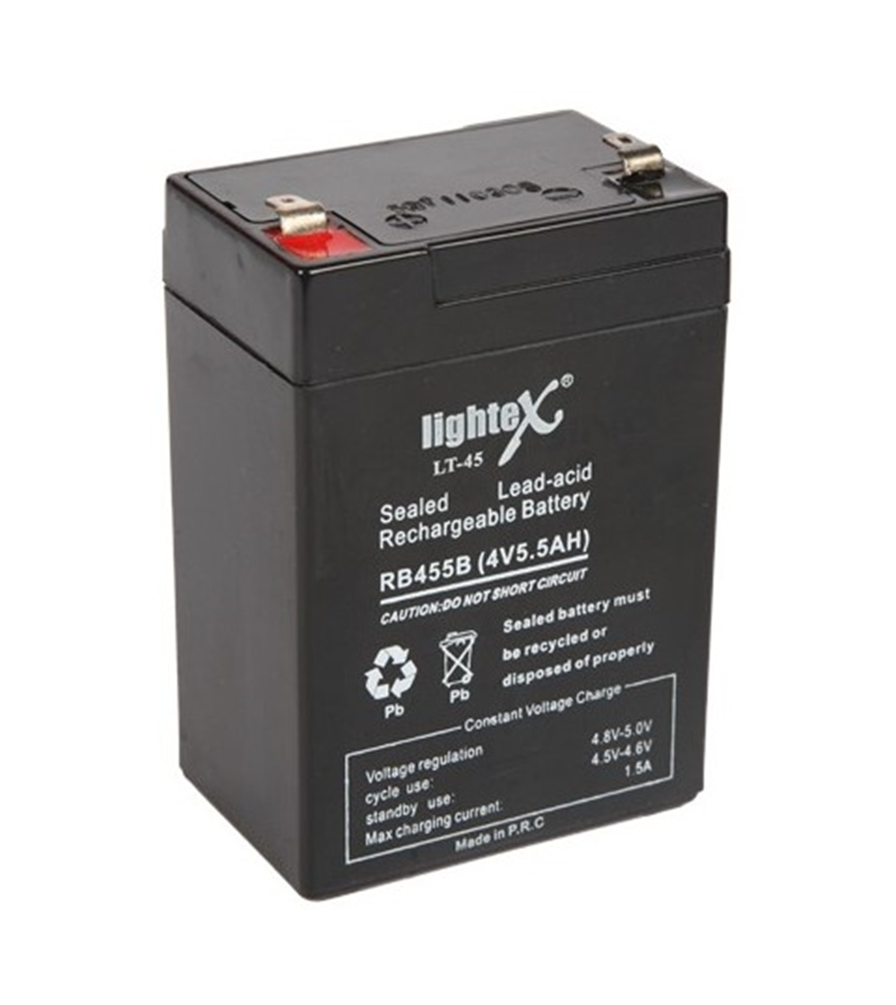 Lightex Lt-45 4V 5.5Ah Bakımsız Işıldak AküAkü ve Dönüştürücüler
