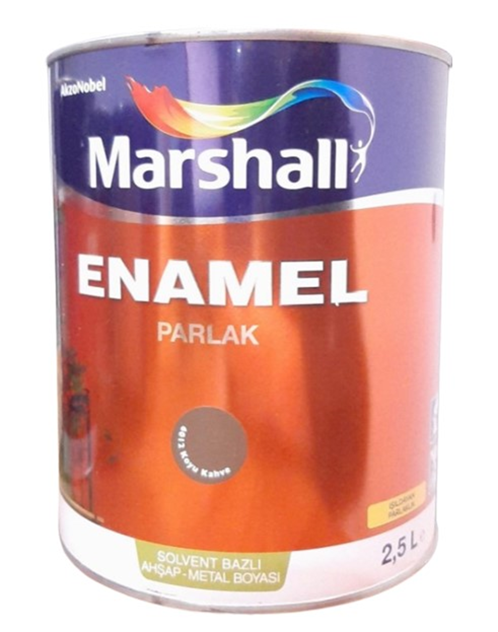 Marshall Enamel Parlak 6012 Koyu Kahve 2,5 LtAhşap & Metal Boyaları