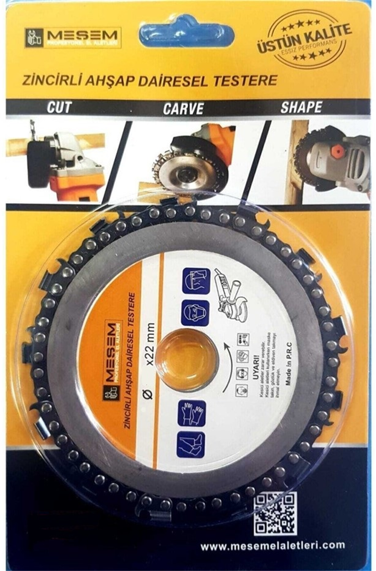 Meşem Zincirli Ahşap Testere 180 Mm X 22 Mm 928Daire Testere Bıçakları