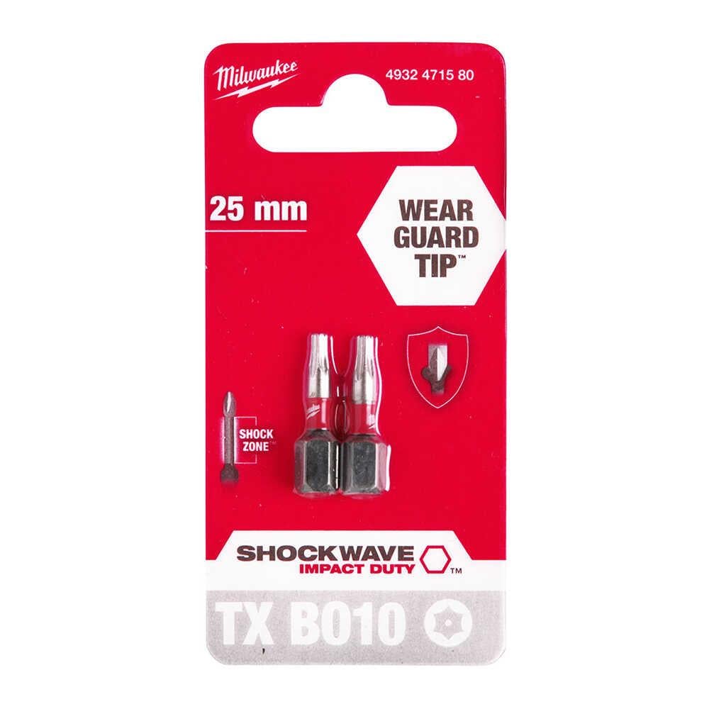 Milwaukee Bits Uç TX B010 25mm 2'li T4932471580Bits Uçlar ve Adaptörler