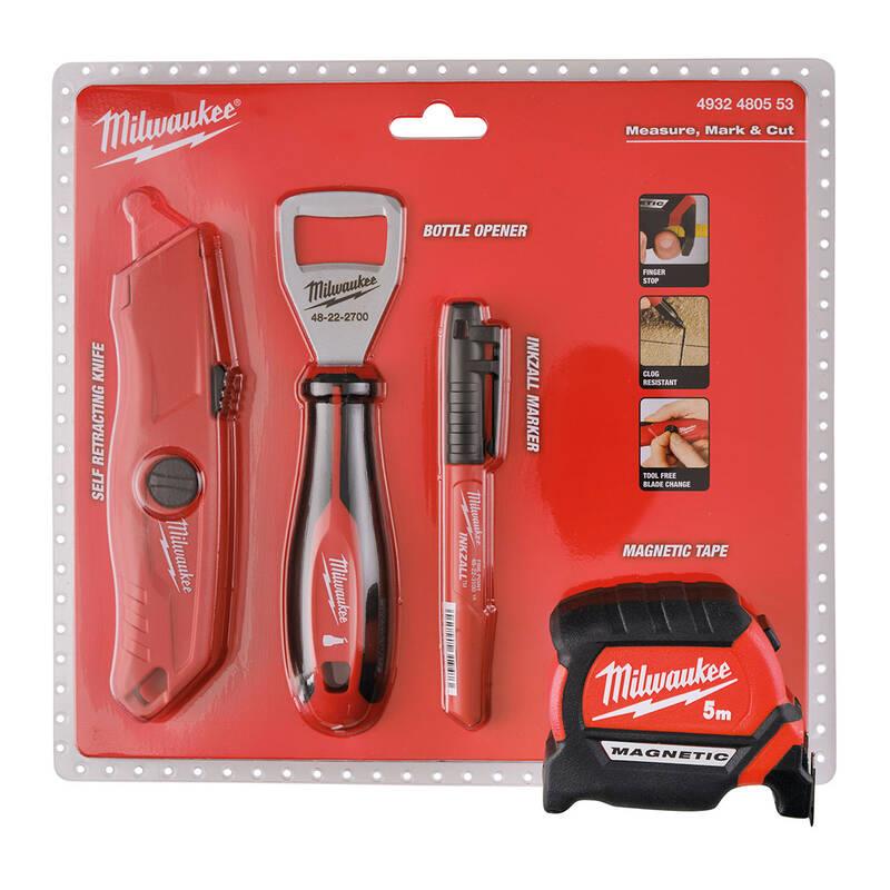 Milwaukee promo set metre 5m+maket bıç.+marker+şişe açacağı 4932480553Çok Amaçlılar