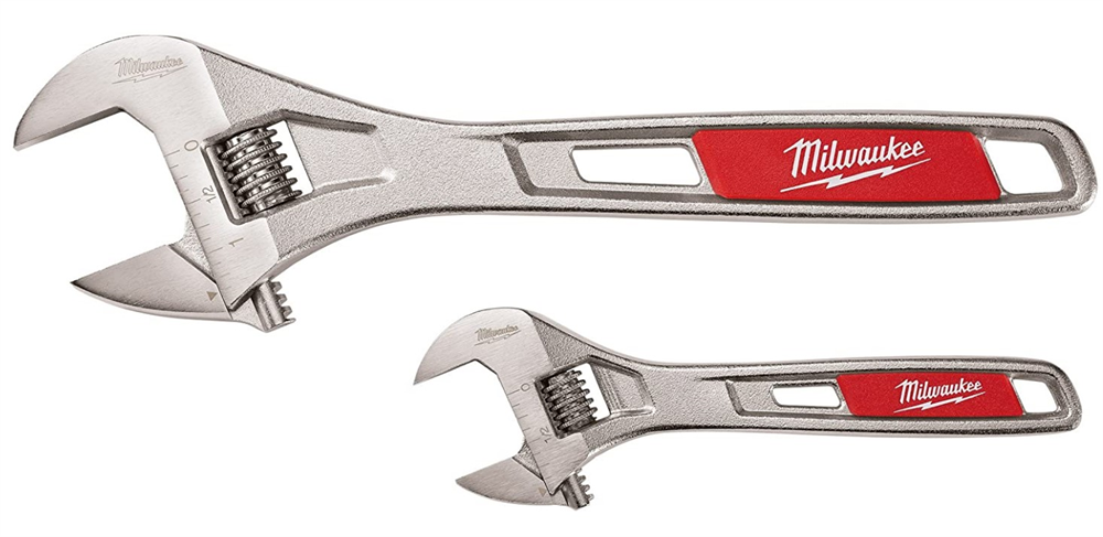 Milwaukee T48227400 Ağır Hizmet Tipi Kurbağacık Anahtarı 2li 150mm 6” ve 250mm 10”