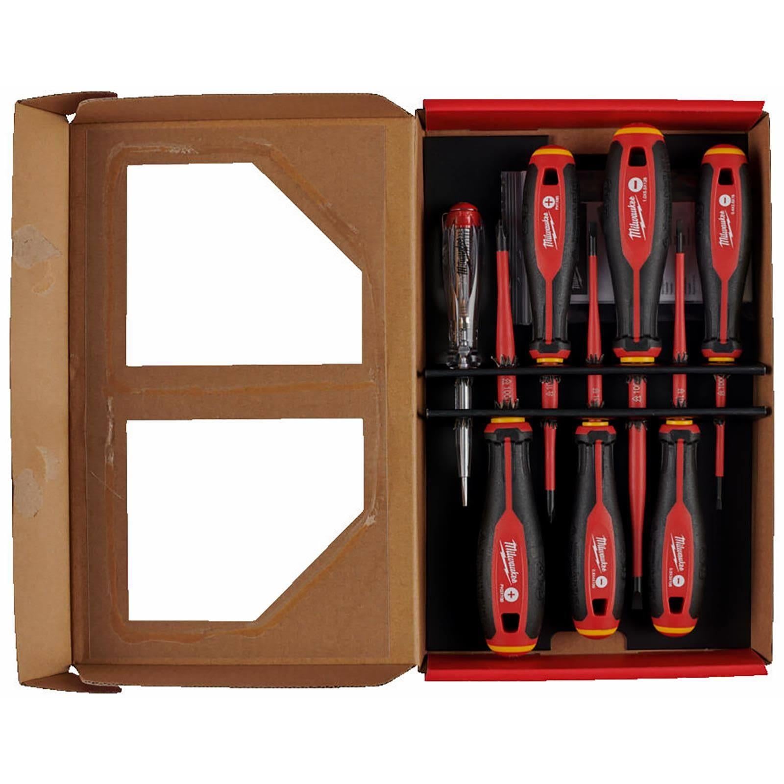 Milwaukee TRİ-LOBE VDE 7 Parça Tornavida Seti 4932478738