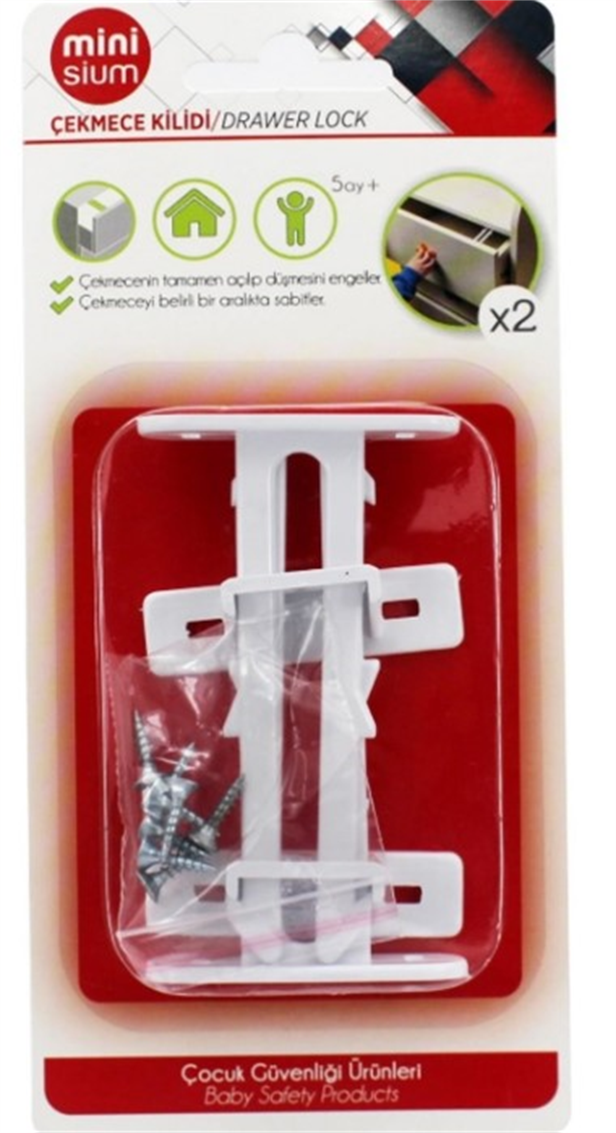 Minisium Çekmece Kilidi 990