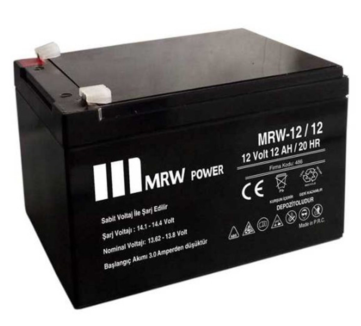 Mrw Akü 12 VOLT 12AH Kuru AküAkü ve Dönüştürücüler