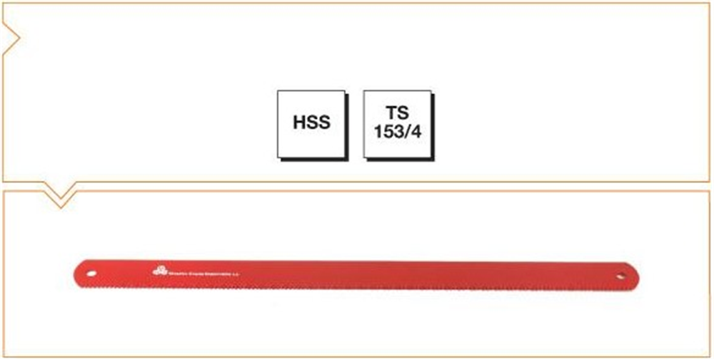Mte Hss Makine Testere 500 X 40 X 2.0 Mm - 10Testereler