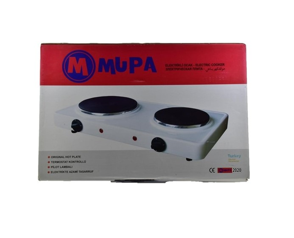 Mupa İkili Elektrikli Set Üstü Ocak Mupa-2020 