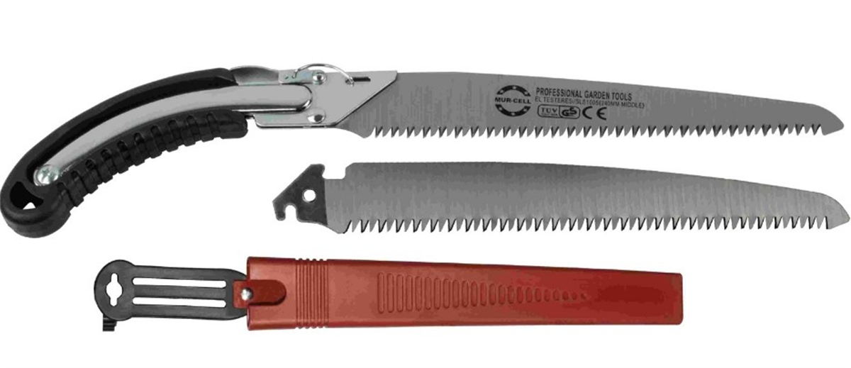 Murcell SLS-1005 Kılıflı Yedek Uçlu Budama El Testeresi 240 Mm 
