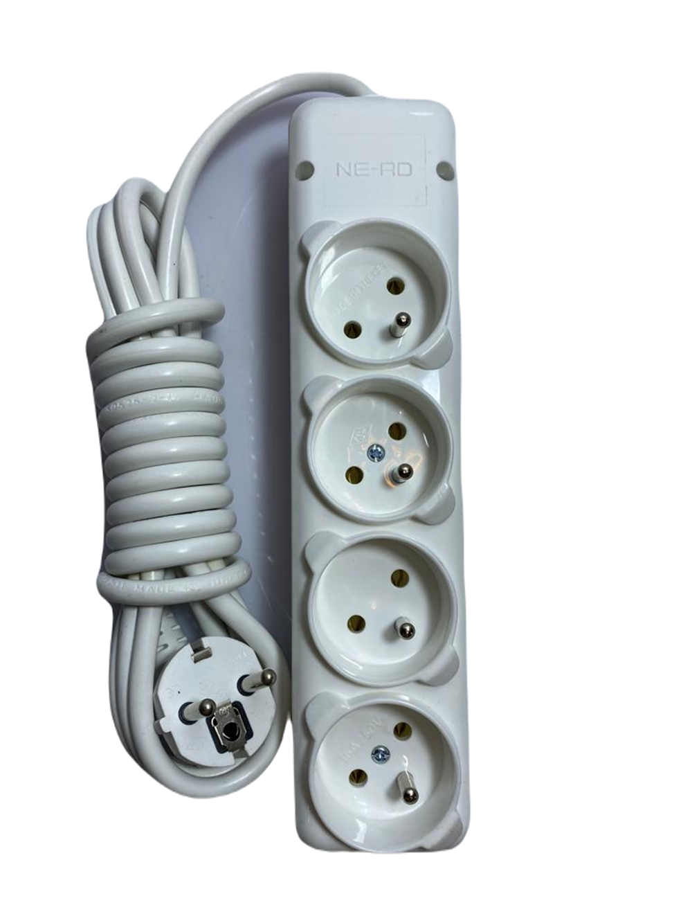 Ne-Ad 4'lü Topraklı Priz Ups 3 MetreUzatma Kabloları