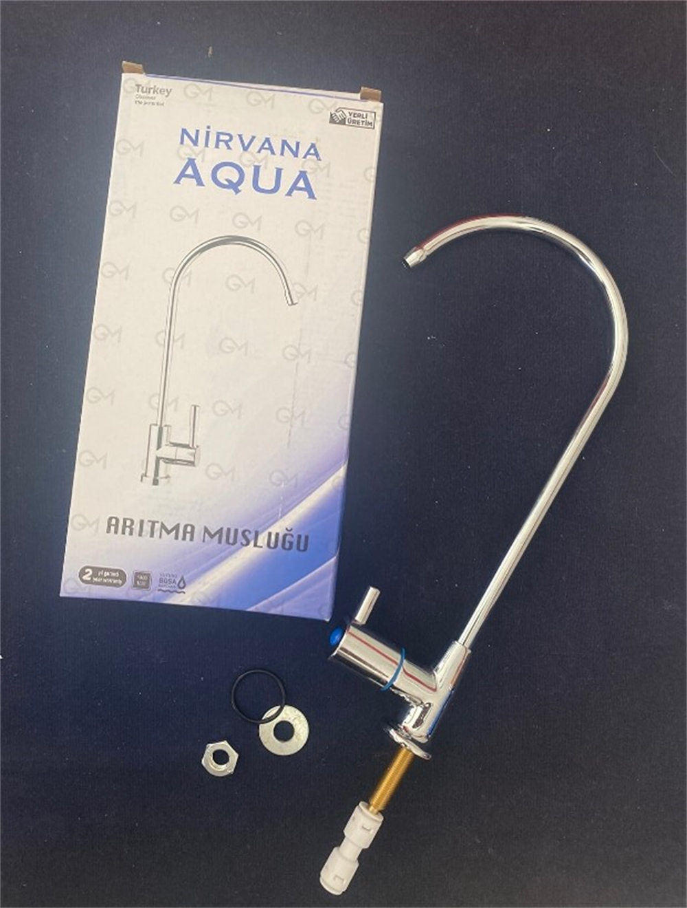 Nirvana Aqua Arıtma Musluğu Paslanmaz Çelik Lüks Musluk Aç Kapa